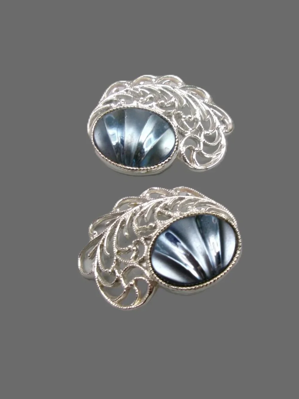 Sarah Coventry Royal Plumage Brooch and Earrings Set, Vintage Jewelry